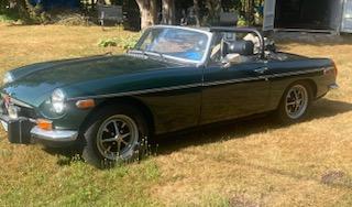 Green 1974 MGB