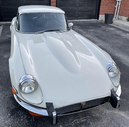 White Jaguar XKE